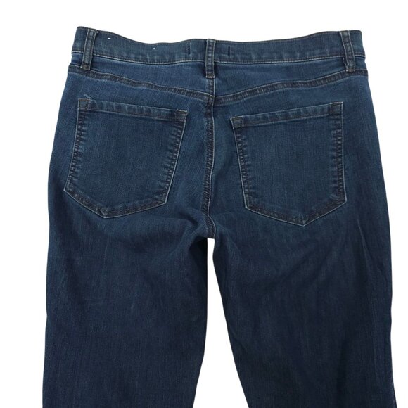 Loft Modern Skinny Jeans Womens Size 28/6 Mid Rise Dark Wash Stretch Denim - Picture 10 of 14